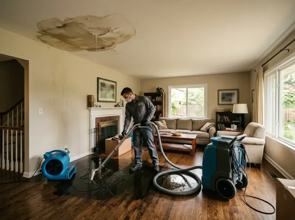 attic-pipe-burst-ceiling-drip-008 — frequently asked questions, Water Damage Restoration & Carpet Care in Franklin Park, NJ